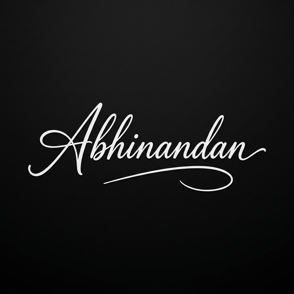 Abhinandan signature
